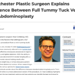 Board-Certified Plastic Surgeon in Westchester Details Full Versus Mini Tummy Tuck