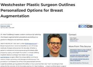 Westchester Plastic Surgeon Personalizes Breast Augmentation with Custom Implant Options